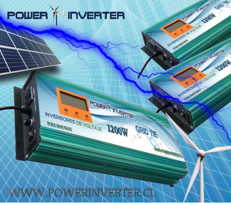 INVERSOR GRID TIE 28-48VDC/220VAC 1200W PSW